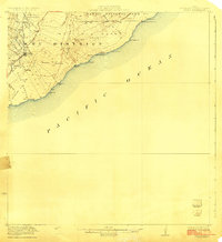 Pahala 1923 topographic map thumbnail