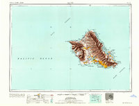 Oahu 1961 topographic map thumbnail