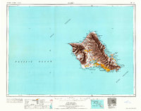 Oahu 1965 topographic map thumbnail