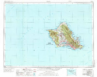 Oahu 1970 topographic map thumbnail