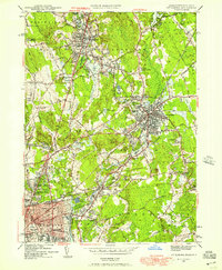 Attleboro 1949 topographic map thumbnail