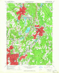 Attleboro 1964 topographic map thumbnail