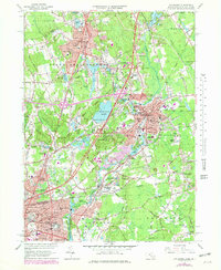 Attleboro 1964 topographic map thumbnail