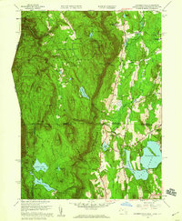 Bashbish Falls 1958 topographic map thumbnail