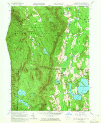 Bashbish Falls 1958 topographic map thumbnail