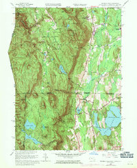 Bashbish Falls 1958 topographic map thumbnail