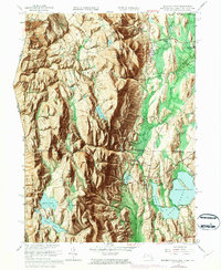 Bashbish Falls 1958 topographic map thumbnail