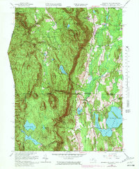 Bashbish Falls 1958 topographic map thumbnail