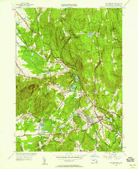 Belchertown 1949 topographic map thumbnail