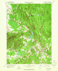 Belchertown 1964 topographic map thumbnail