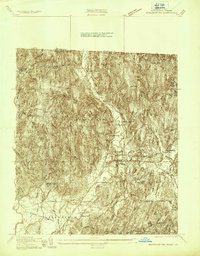 Bernardston 1936 topographic map thumbnail
