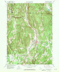 Bernardston 1961 topographic map thumbnail