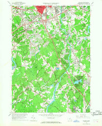 Billerica 1965 topographic map thumbnail