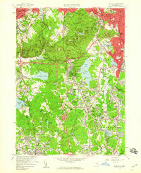 Blue Hills 1958 topographic map thumbnail