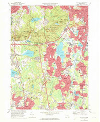 Blue Hills 1971 topographic map thumbnail