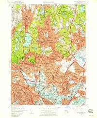 Boston North 1956 topographic map thumbnail