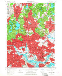 Boston North 1956 topographic map thumbnail