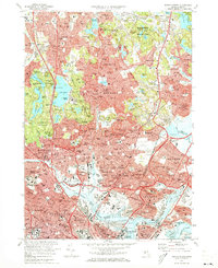 Boston North 1971 topographic map thumbnail