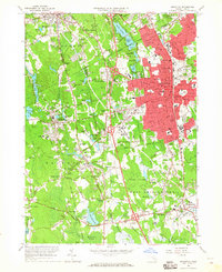 Brockton 1963 topographic map thumbnail