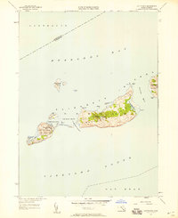 Cuttyhunk 1951 topographic map thumbnail