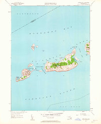 Cuttyhunk 1951 topographic map thumbnail