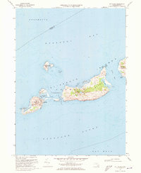 Cuttyhunk 1972 topographic map thumbnail