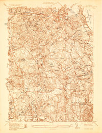 Cohasset 1936 topographic map thumbnail