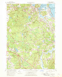 Cohasset 1961 topographic map thumbnail