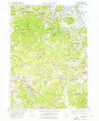 Cohasset 1974 topographic map thumbnail