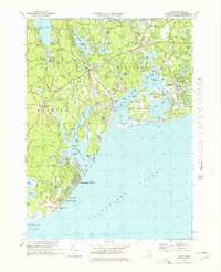 Cotuit 1974 topographic map thumbnail