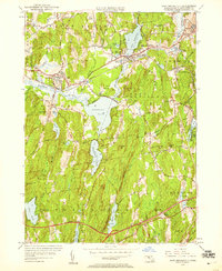 East Brookfield 1954 topographic map thumbnail