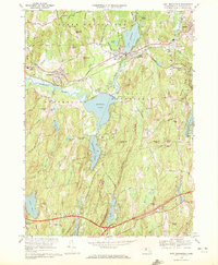 East Brookfield 1969 topographic map thumbnail