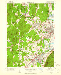 Easthampton 1948 topographic map preview