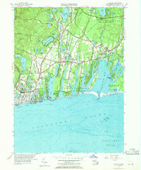 Falmouth 1957 topographic map thumbnail