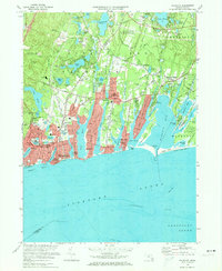 Falmouth 1972 topographic map thumbnail