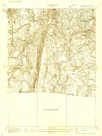 Feeding Hills topographic map thumbnail