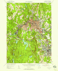 Fitchburg 1954 topographic map thumbnail