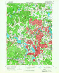 Framingham 1965 topographic map thumbnail