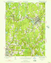 Franklin 1945 topographic map thumbnail