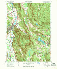 Great Barrington 1958 topographic map thumbnail