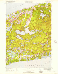 Harwich 1949 topographic map thumbnail