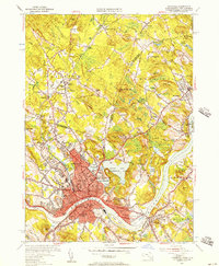 Haverhill 1955 topographic map thumbnail