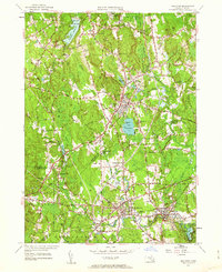 Holliston 1953 topographic map thumbnail