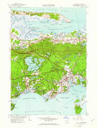 Hyannis 1950 topographic map thumbnail