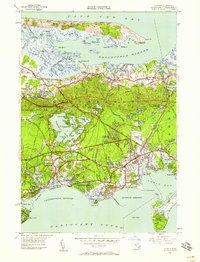 Hyannis 1950 topographic map thumbnail
