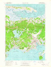 Hyannis 1961 topographic map thumbnail