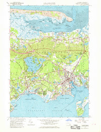 Hyannis 1961 topographic map thumbnail