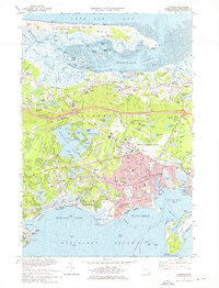 Hyannis 1974 topographic map thumbnail