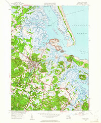 Ipswich 1950 topographic map thumbnail