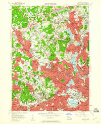 Lexington 1956 topographic map thumbnail